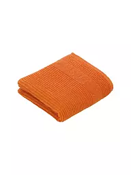 VOSSEN | Toalla TOMORROW 50x100cm Gris Oscuro | Naranja