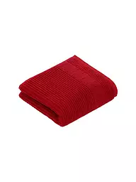 VOSSEN | Toalla TOMORROW 50x100cm Gris Oscuro | Rojo