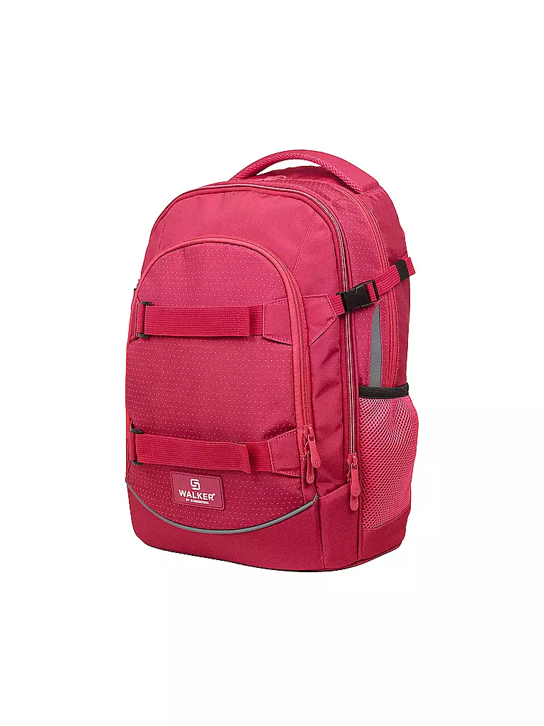 WALKER | Mochila escolar Fame 2.0 Uni Magenta | Rojo