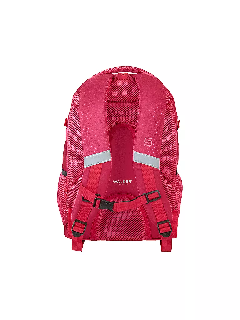 WALKER | Mochila escolar Fame 2.0 Uni Magenta | Rojo