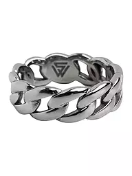 WARPEDSENSE | Anillo CUBAN de acero inoxidable | Plata
