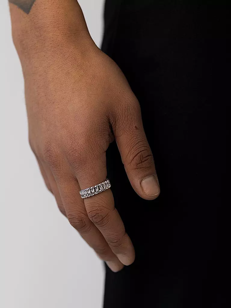 WARPEDSENSE | Anillo SLIM CUBAN | Plata