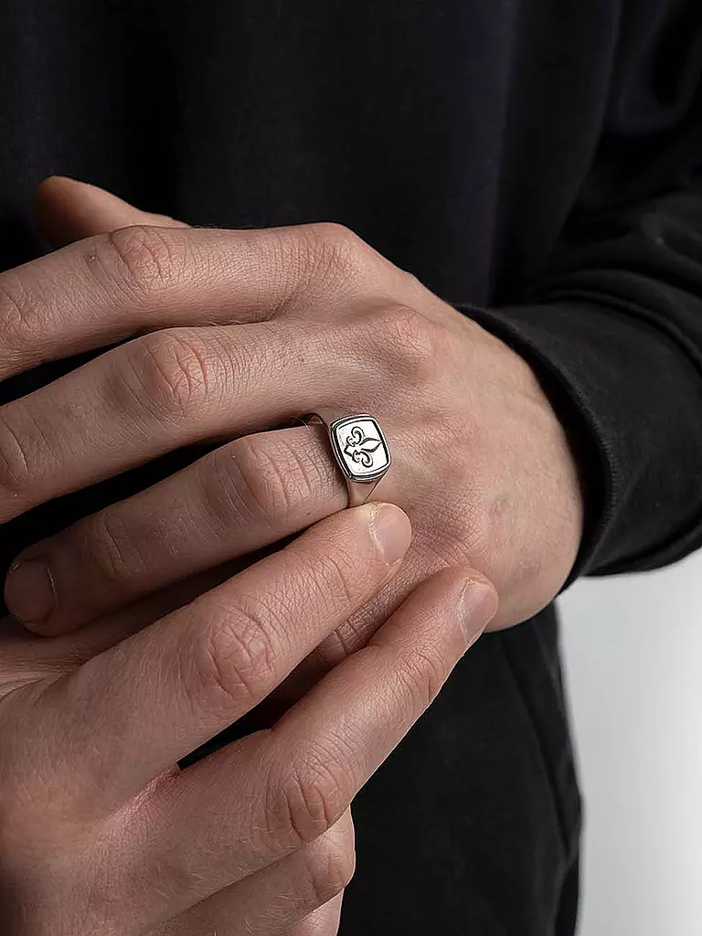WARPEDSENSE | Ring FLEUR DE LIS | Plata