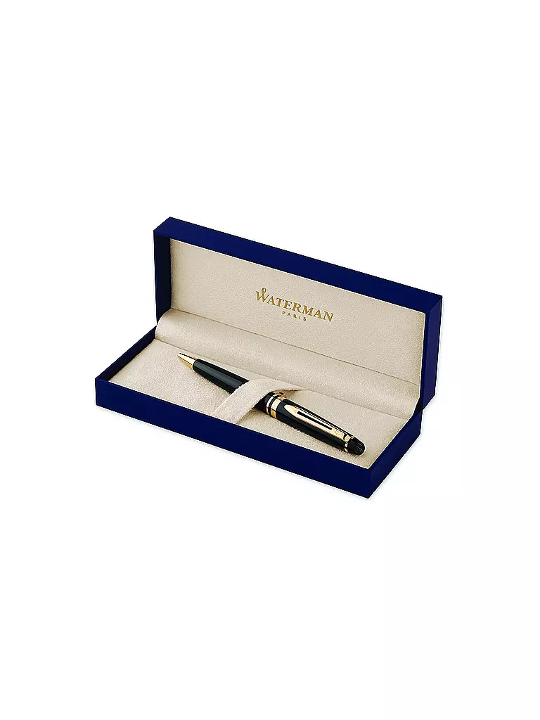 WATERMAN | Bolígrafo "Expert" M Black G.C. | Azul