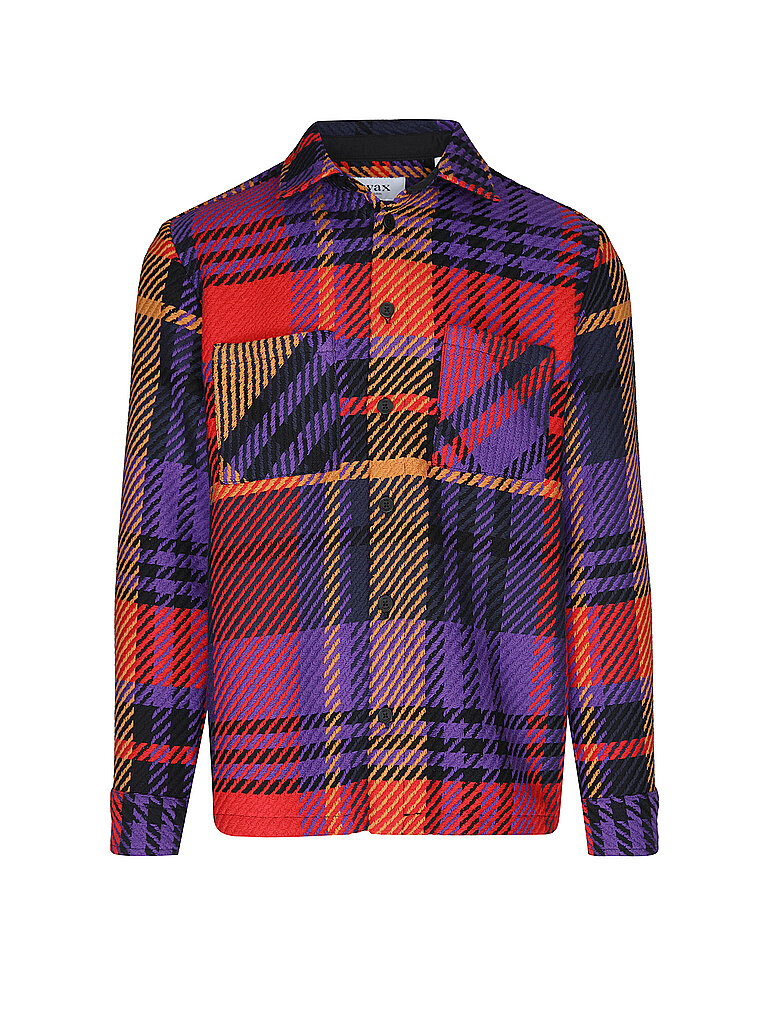 Wax London Overshirt WHITING rojo