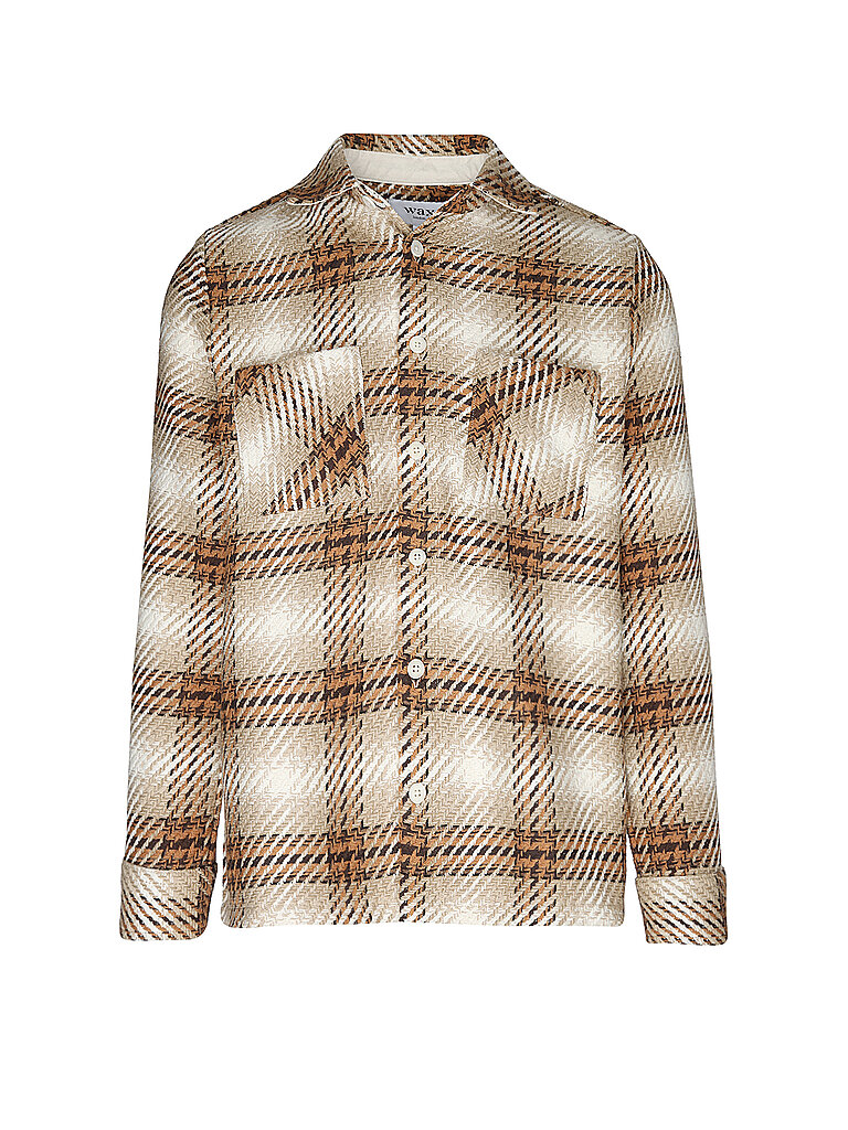 Wax London Sobrecamisa WHITING marrón claro