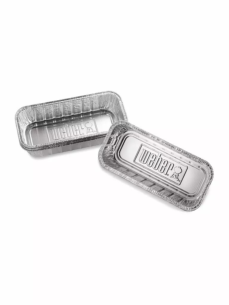 WEBER GRILL | Bandejas de goteo de aluminio, paquete de 10, 6498 | Sin color