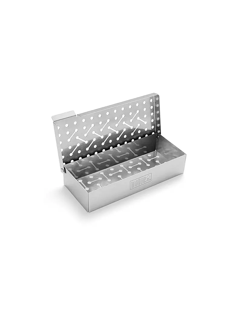 WEBER GRILL | Caja ahumadora universal | Plata