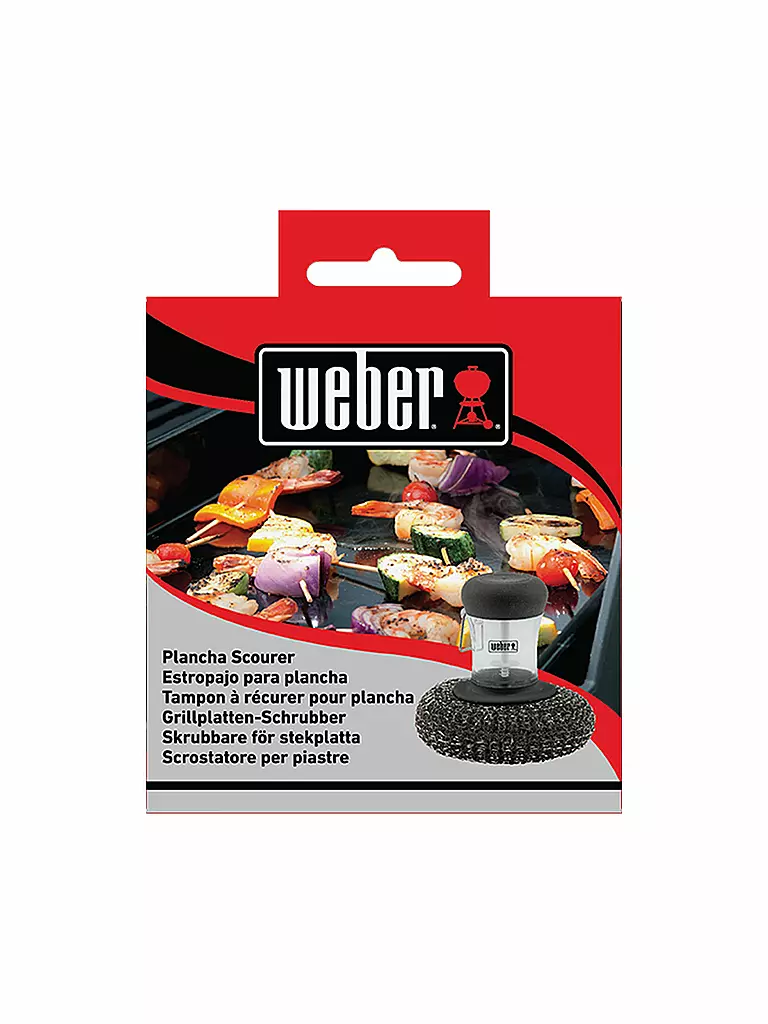 WEBER GRILL | Cepillo para plancha de 10 cm | Sin color