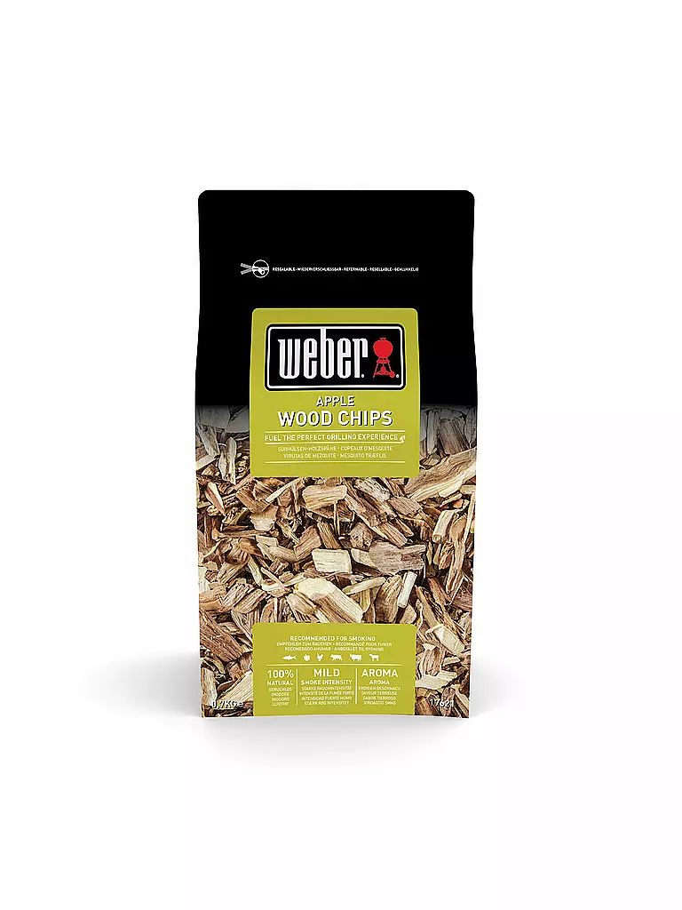 WEBER GRILL | Chips de madera de manzano para ahumar 700g | Sin color