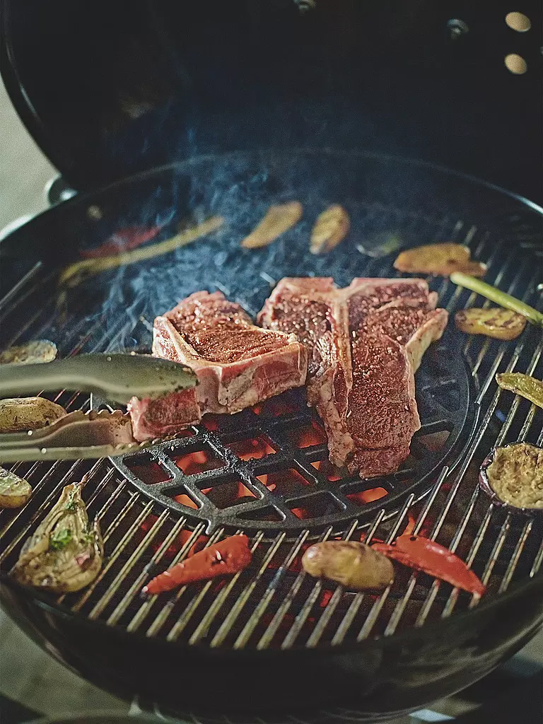 WEBER GRILL | Gourmet BBQ System - Accesorio de rejilla de marcado | Negro