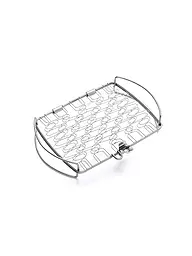 WEBER GRILL | Soporte pequeño para pescado y verduras (a partir de 37 cm) | Plata