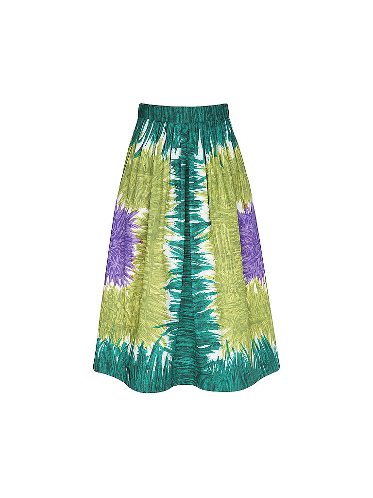 Falda midi CIRCEO verde 36