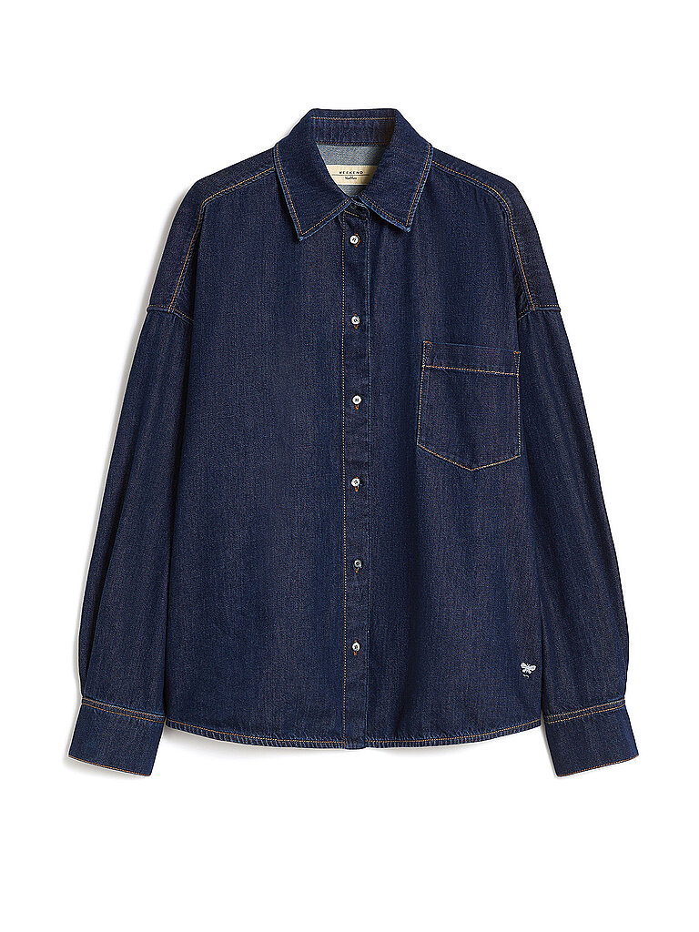 Weekend Max Mara Blusa vaquera WKDFOGGIA azul oscuro