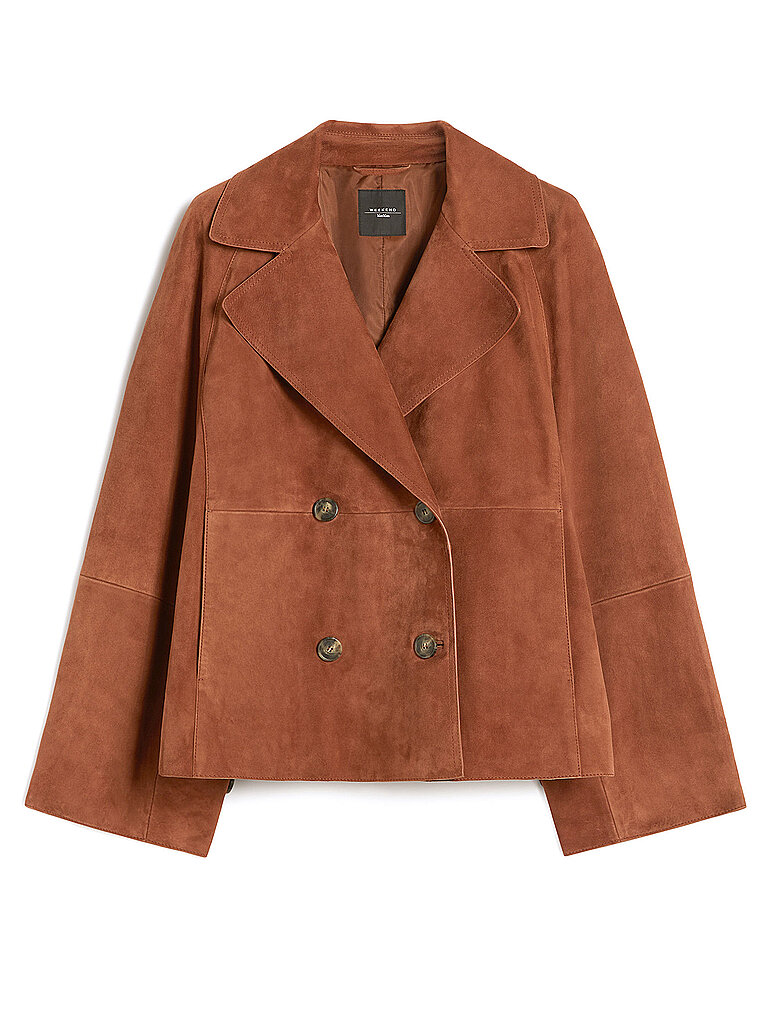 Chaqueta de cuero WKDSOSPIRO marrón 42
