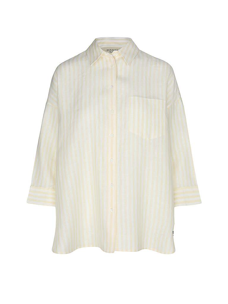 Blusa de lino WKDPANETTO amarillo 42