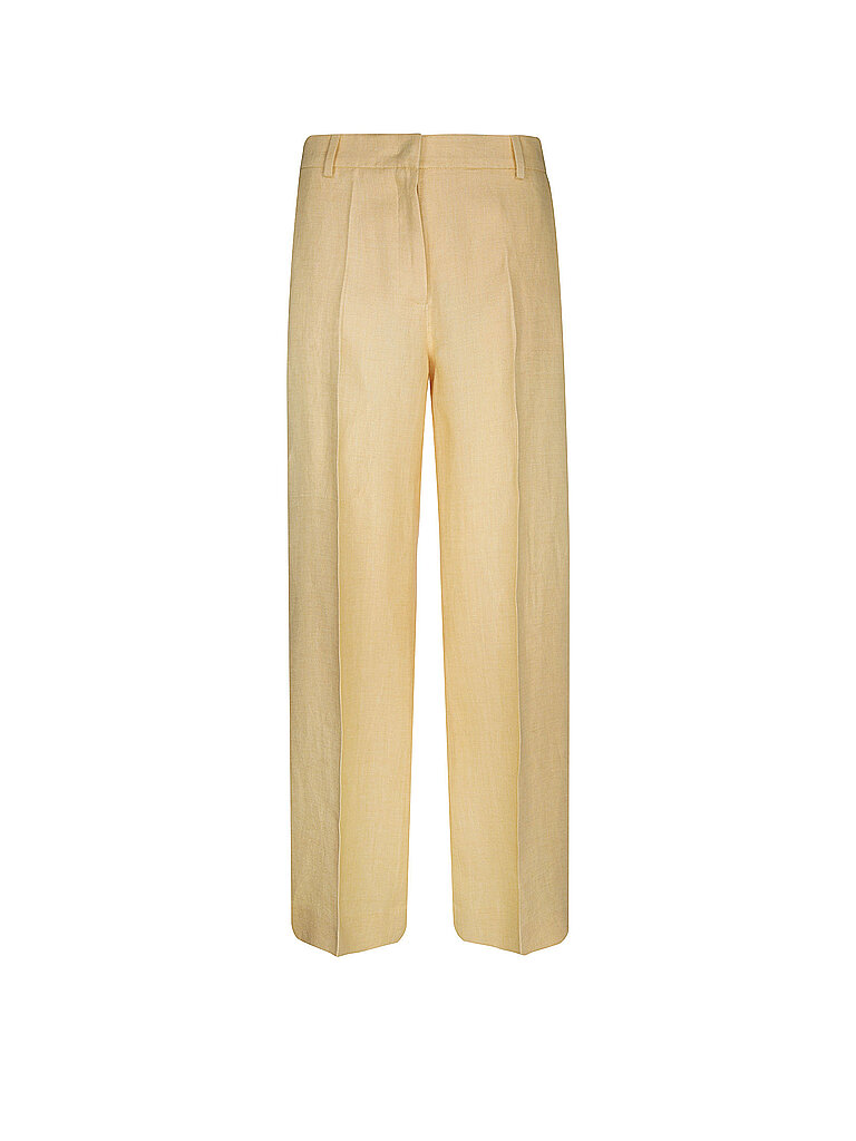 Pantalón de lino WKDMALIZIA amarillo 36