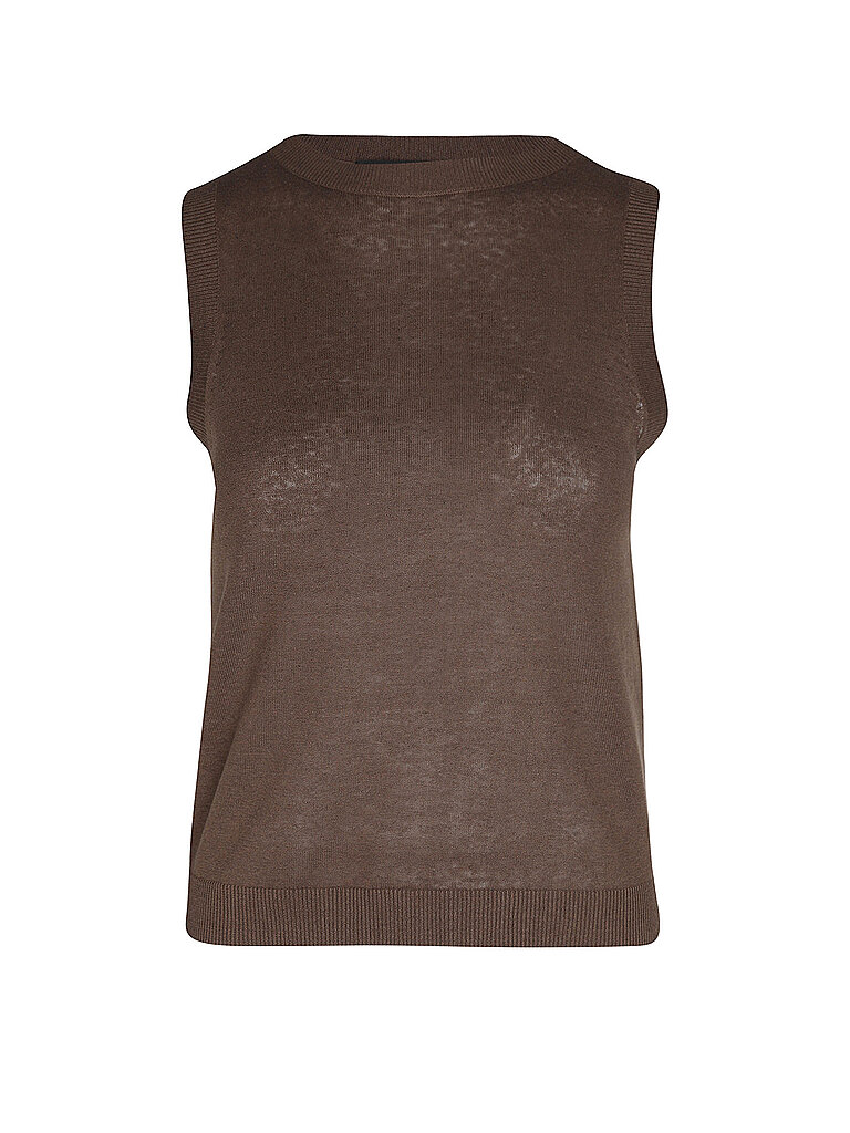 Max Mara Top WKDRIVA marrón XS