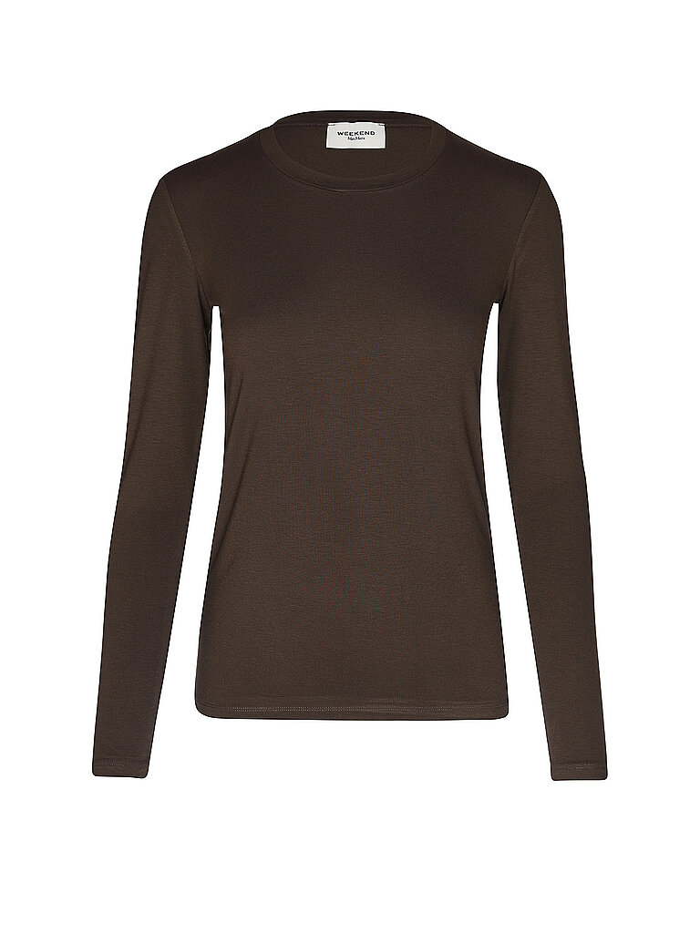 Weekend Max Mara Camiseta de manga larga WKDMULTIE marrón