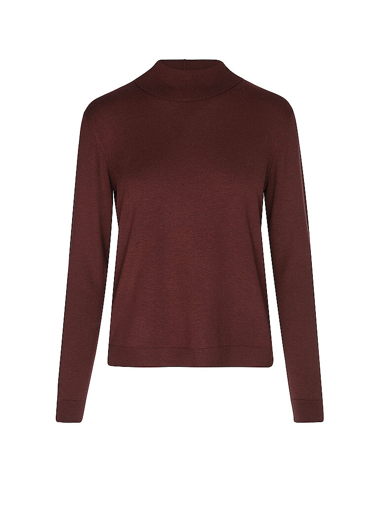 Weekend Max Mara Rollkragenpullover WKDKIKU rojo oscuro