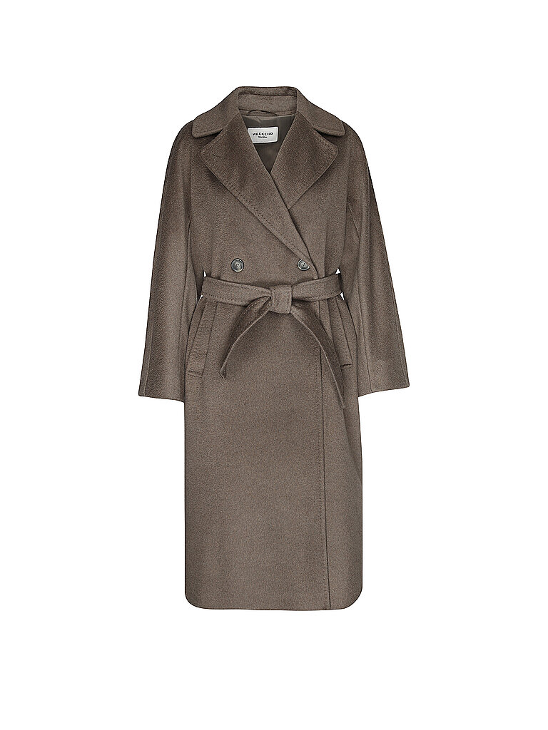 Weekend Max Mara Abrigo de lana WKDRESINA marrón