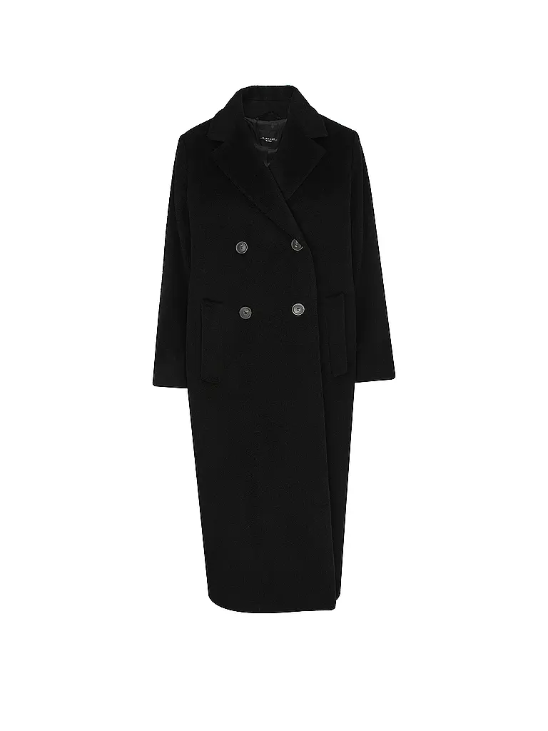 WEEKEND MAX MARA | Abrigo de lana ZUFOLO | Negro