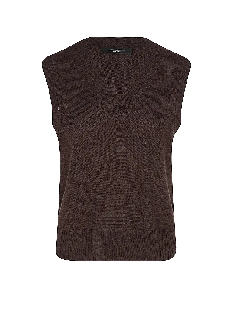 WEEKEND MAX MARA | Chaleco de cachemira CARLOS | Marrón