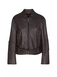 WEEKEND MAX MARA | Chaqueta de cuero EGIZIO | Marrón