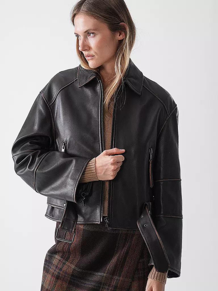 WEEKEND MAX MARA | Chaqueta de cuero EGIZIO | 
