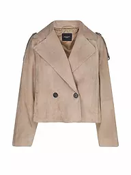 WEEKEND MAX MARA | Chaqueta de cuero MAGA | Marrón claro