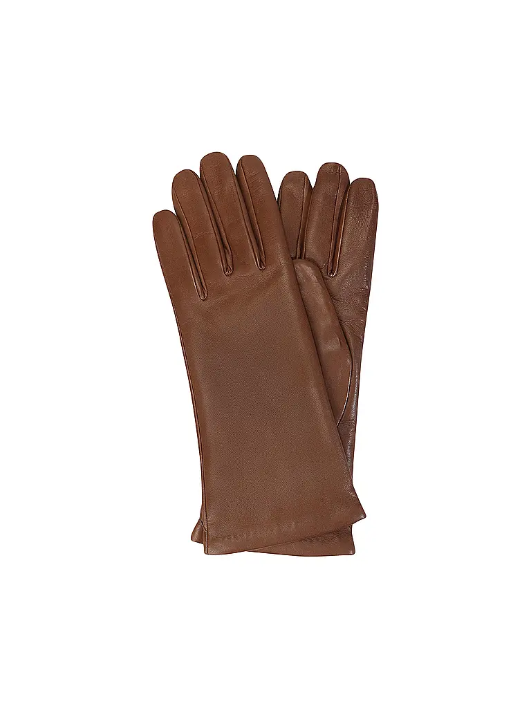WEEKEND MAX MARA | Guantes de cuero SENAPESHORT | Marrón