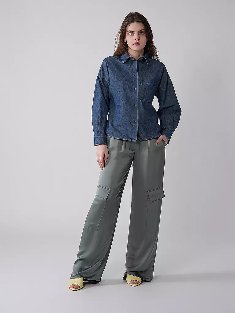 WEEKEND MAX MARA | Jeansbluse NETTARE | Azul