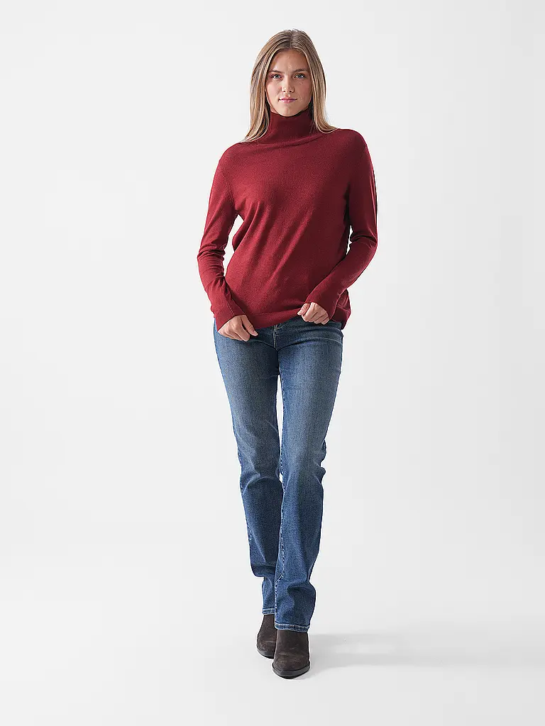 WEEKEND MAX MARA | Jersey de cuello alto KIKU | Rojo oscuro