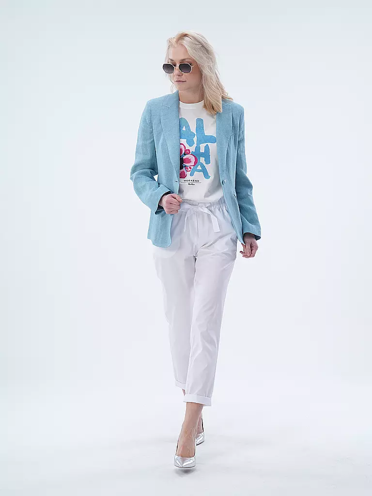 WEEKEND MAX MARA | Leinen Blazer NALUT | Azul