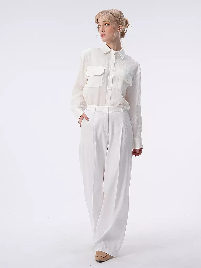 WEEKEND MAX MARA | Leinenbluse EUREKA | Blanco