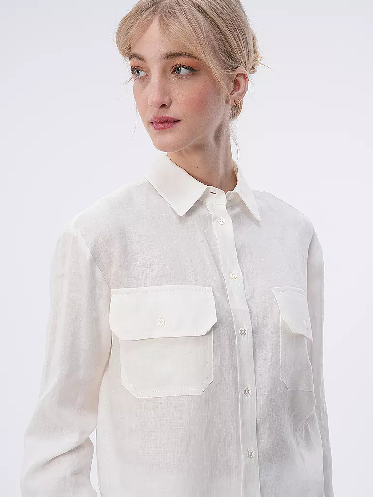 WEEKEND MAX MARA | Leinenbluse EUREKA | Blanco
