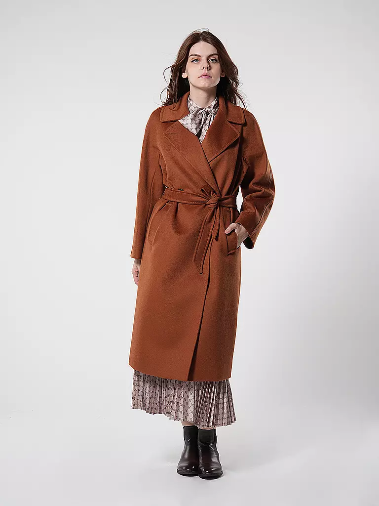 WEEKEND MAX MARA | Wollmantel RESINA | Marrón