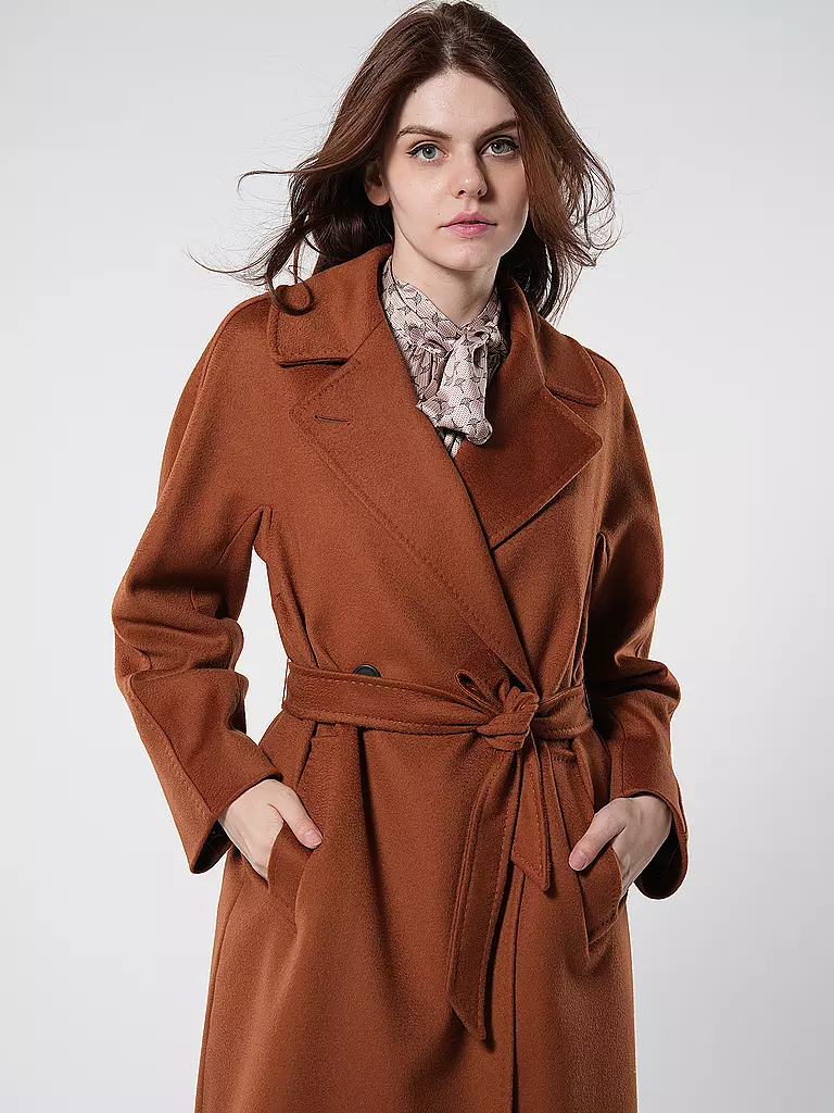 WEEKEND MAX MARA | Wollmantel RESINA | Marrón