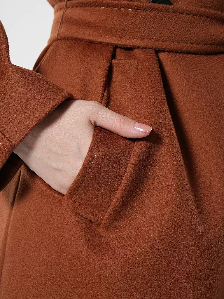 WEEKEND MAX MARA | Wollmantel RESINA | Marrón