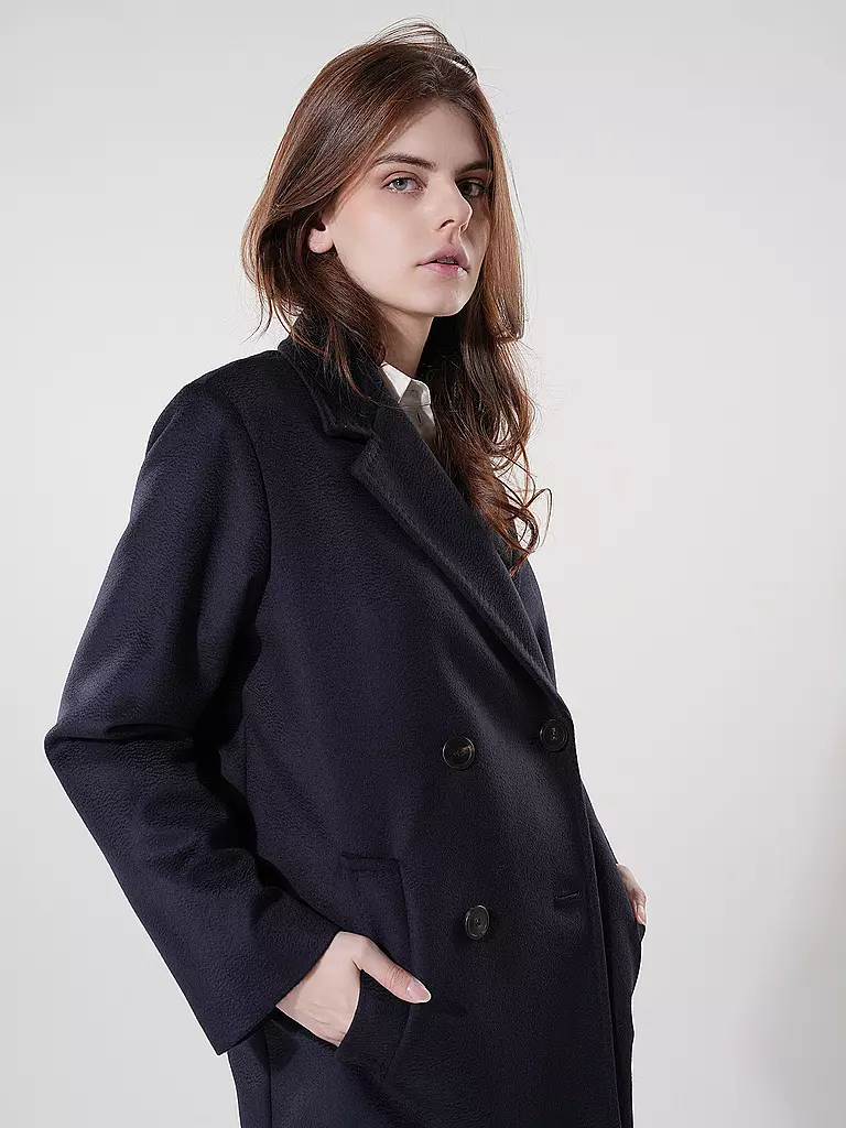WEEKEND MAX MARA | Wollmantel ZUM | Azul oscuro