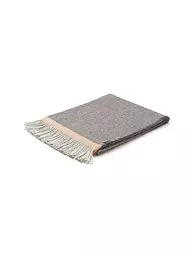 WEICH COUTURE ALPACA | Manta de pelo fino MERIMA 130x180cm Gris/Gris oscuro | Gris
