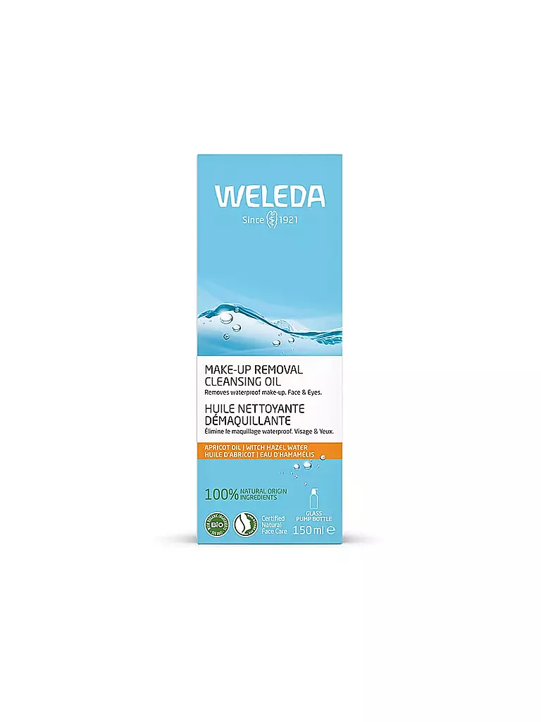 WELEDA | Aceite Limpiador Desmaquillante 150ml | Sin color
