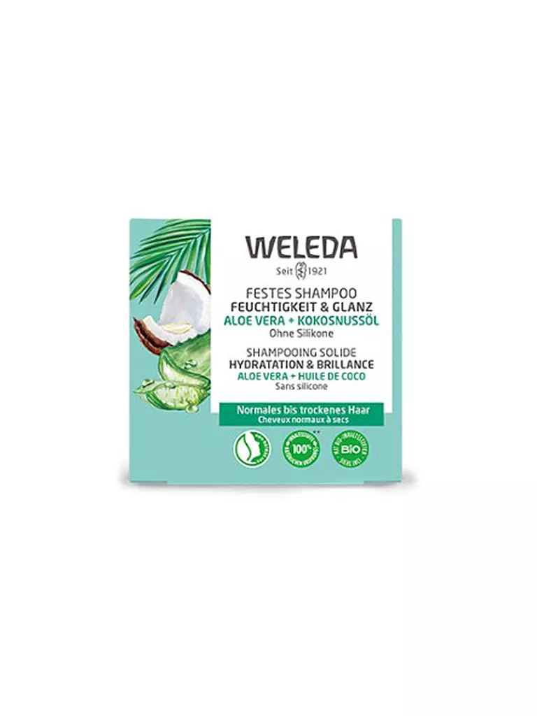 WELEDA | Champú sólido hidratación y brillo 50g | 
