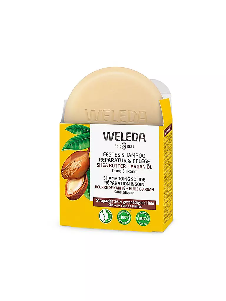 WELEDA | Champú sólido Reparación y Cuidado 50g | Sin color