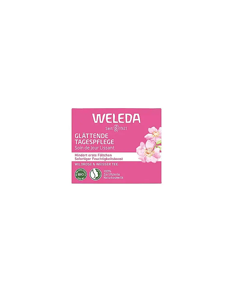WELEDA | Crema facial - Cuidado de día de rosa silvestre y té blanco 40 ml | Sin color