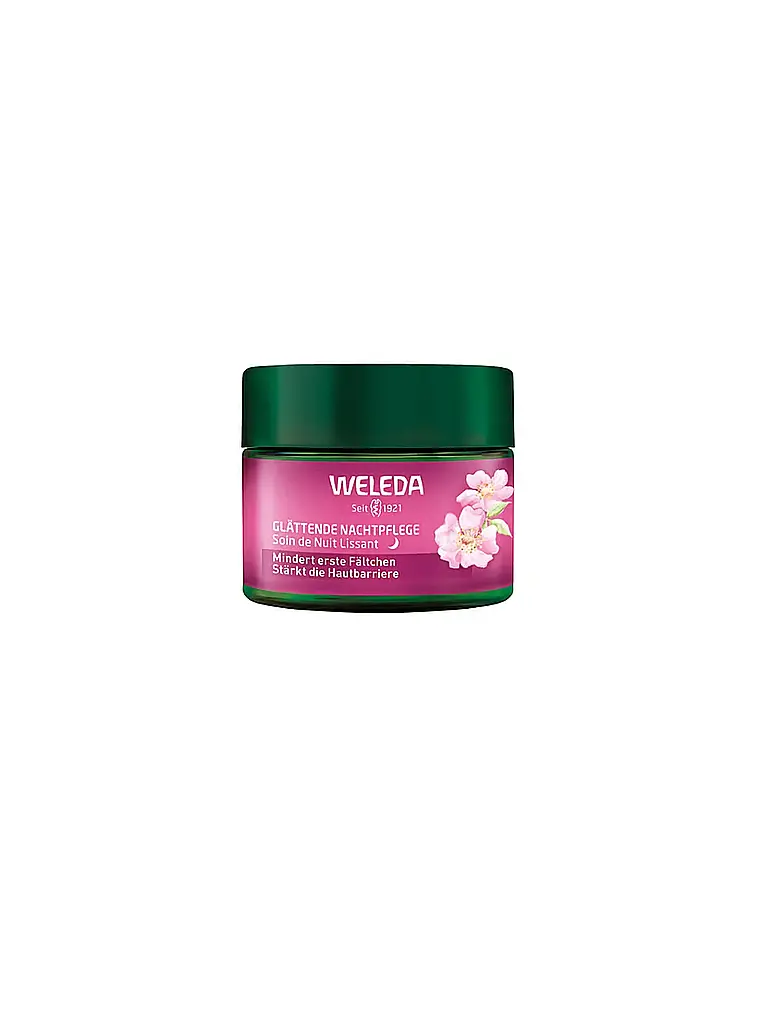 WELEDA | Crema facial - Cuidado de noche de rosa silvestre y té blanco 40 ml | Sin color