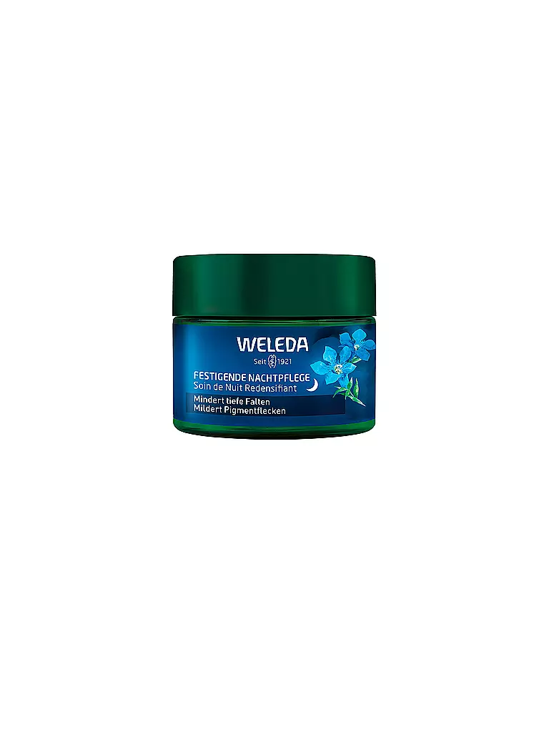 WELEDA | Crema facial - Cuidado de noche reafirmante con genciana azul y edelweiss 40ml | Sin color
