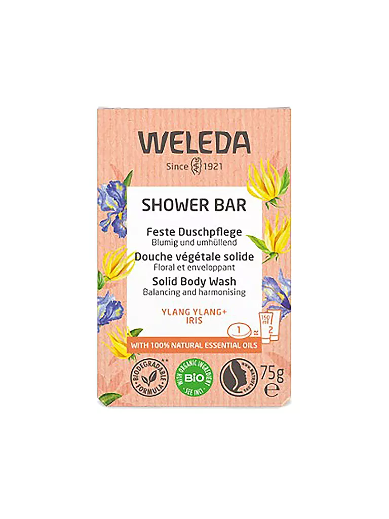 WELEDA | Duschpflege Ylang Ylang+Iris 75g | Rosa