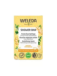 WELEDA | Feste Duschpflege Geranium+Litsea Cubeba 75g | Amarillo