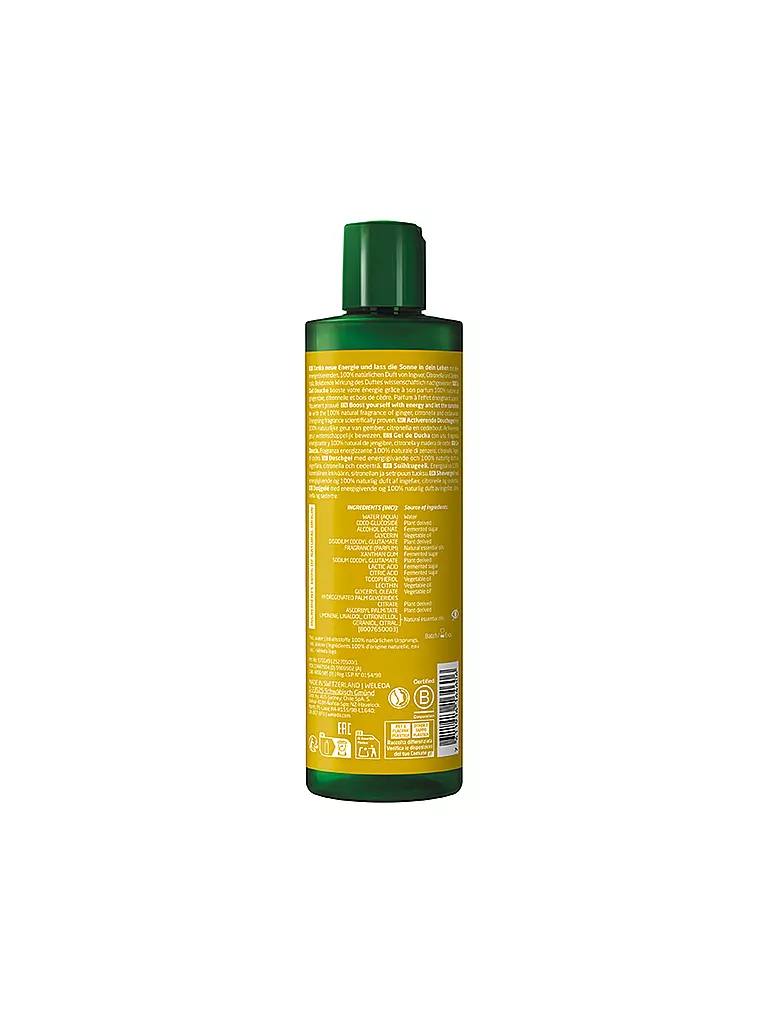 WELEDA | Gel de Ducha Energizante Jengibre 400ml | Sin color